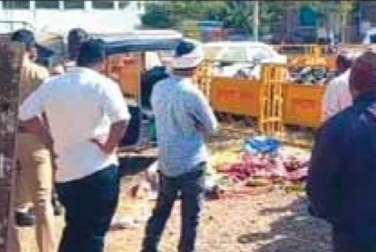 सोनाळा पोलिसांनी जप्त केलेली गोवंश कातडी