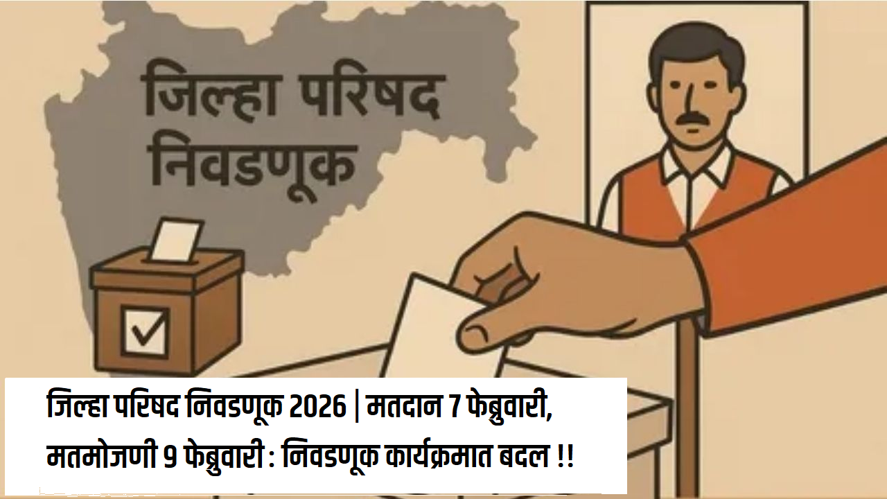 “महाराष्ट्र जिल्हा परिषद निवडणूक 2026 साठी मतदान प्रक्रिया”